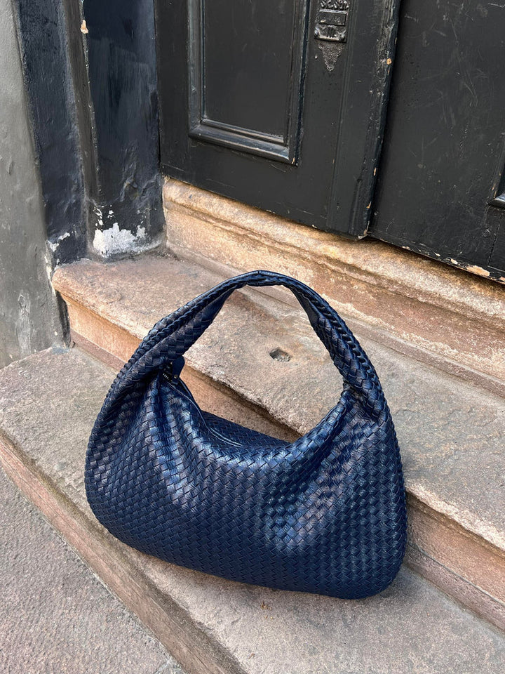 Victoria | Woven Red Tote Bag