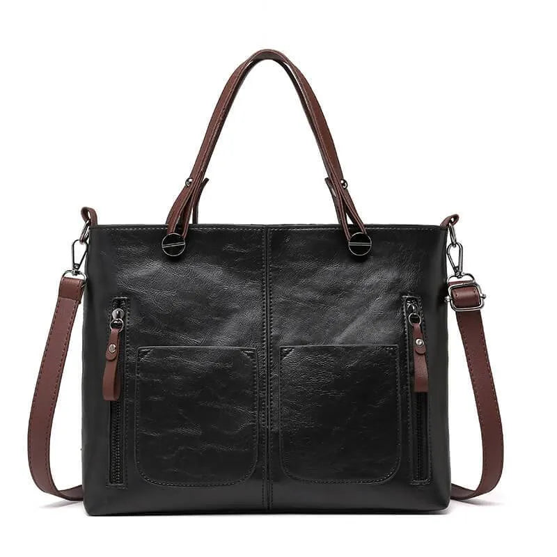 Victoria's Timeless Elegance | Trendy Leather Shoulder Bag