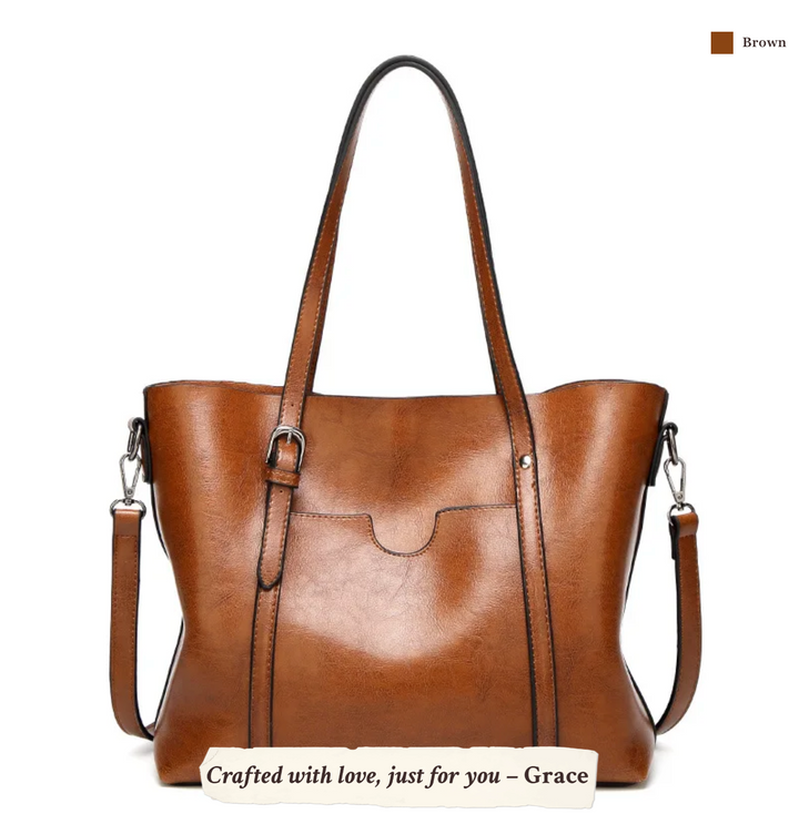 Victoria's Refined Elegance | Luxury Leather Handbag