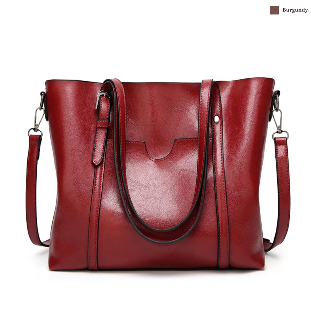 Victoria's Refined Elegance | Luxury Leather Handbag