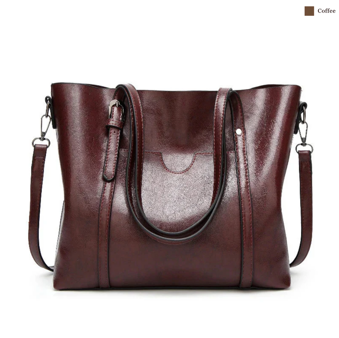 Victoria's Refined Elegance | Luxury Leather Handbag