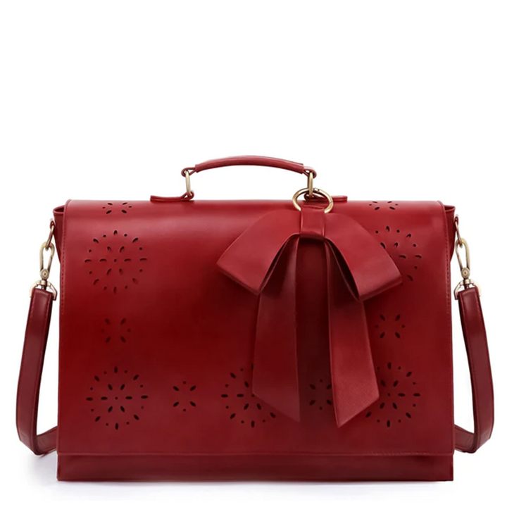 Victoria's Elegant Bow-Tie Satchel