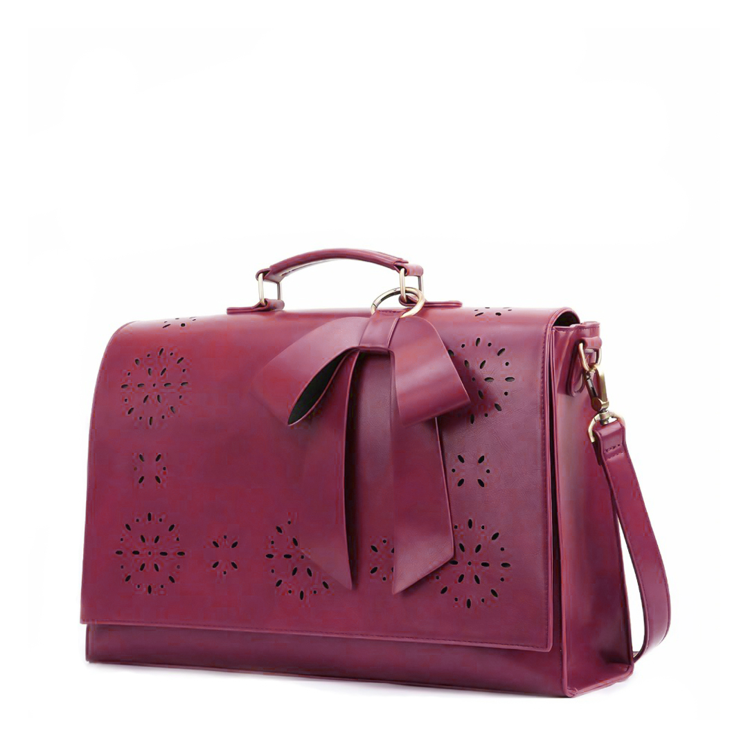 Victoria's Elegant Bow-Tie Satchel