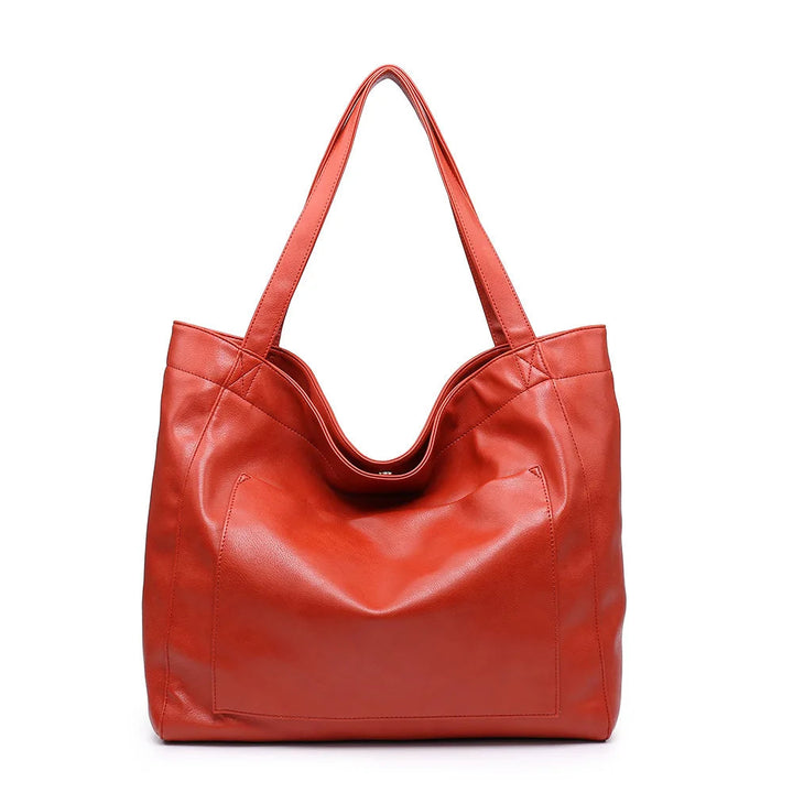 Victoria's Luxe Grandeur | Soft Leather Shoulder Bag