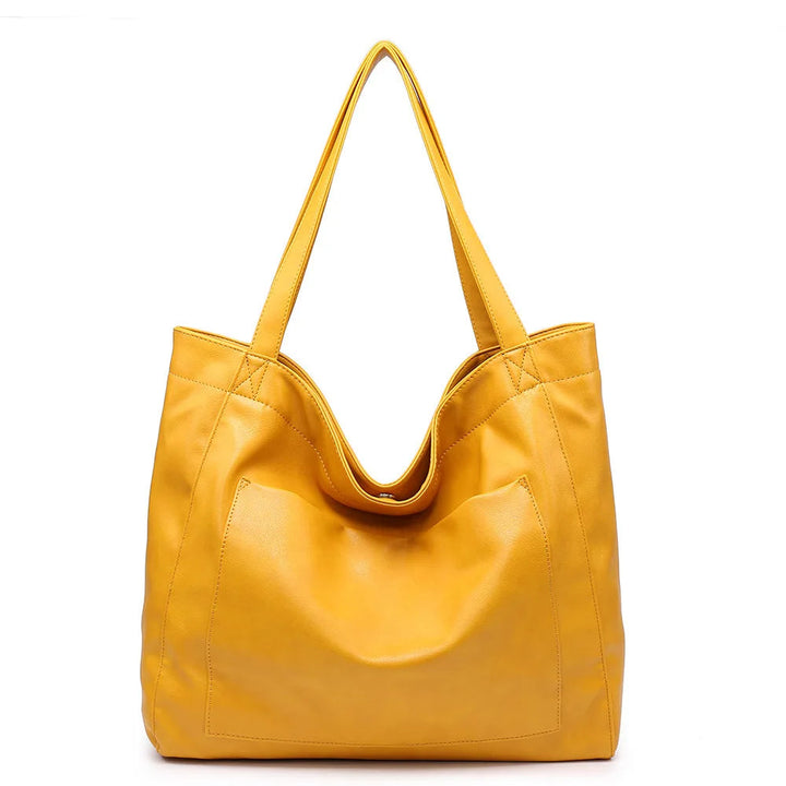 Victoria's Luxe Grandeur | Soft Leather Shoulder Bag