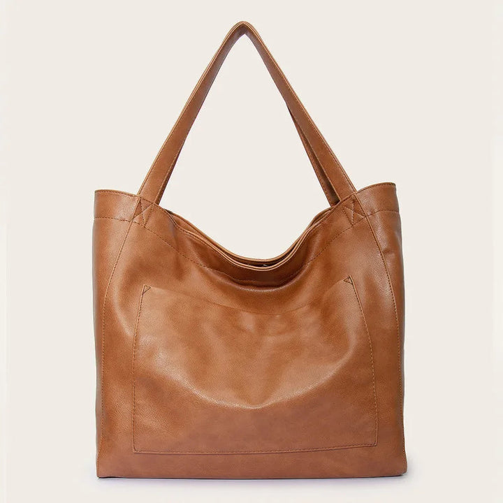 Victoria's Luxe Grandeur | Soft Leather Shoulder Bag