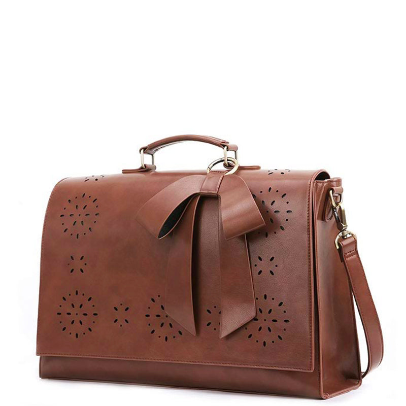 Victoria's Elegant Bow-Tie Satchel