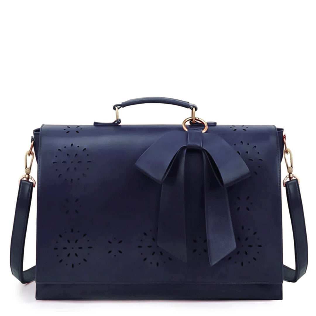 Victoria's Elegant Bow-Tie Satchel