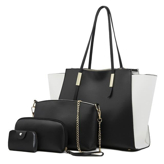 Victoria's Luxe 4-Piece Tote Set