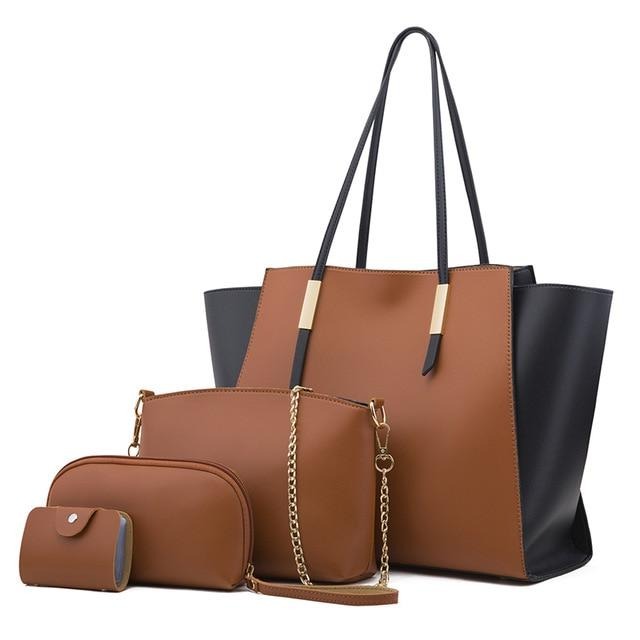 Victoria's Luxe 4-Piece Tote Set