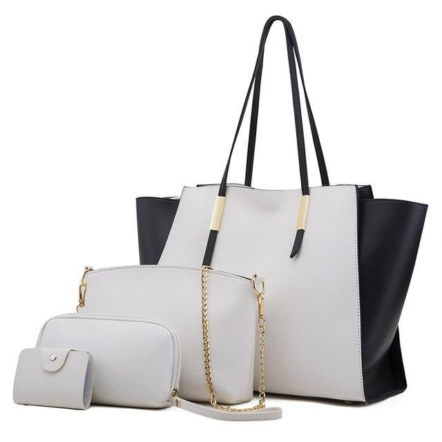 Victoria's Luxe 4-Piece Tote Set